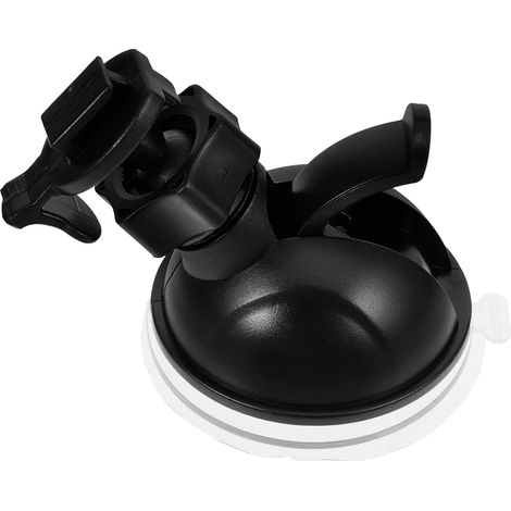 Support avec Fixation 1/4 pour Caméra Embarquée de Voiture à Ventouse Noir Portable et Robuste en Plastique et Angle Réglable pour Dash Cam Sécurisée (1/5)