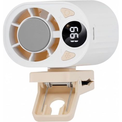 Aire acondicionado portátil para coche，ventilador con clip y refrigeración por semiconductores，199 velocidades，ventilador exterior manos libres (1/5)