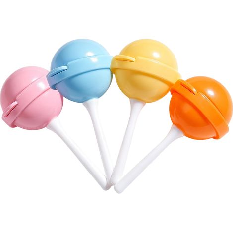 Silikon-Eisform: Set mit 4 bunten Kugeln zum Personalisieren – Kreative Eiscreme-Leckereien für Kinder-Sommerpartys (1/5)