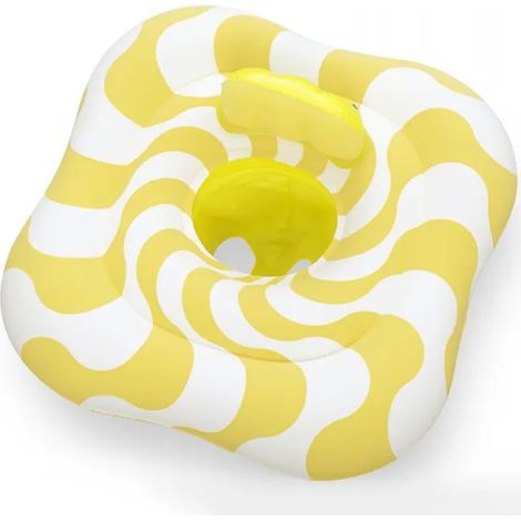 Trade Shop - SALVAGENTE MUTANDINA QUADRATO SWIM SAFE COMFORT PLUSH GIALLA 79X79CM 32298 -