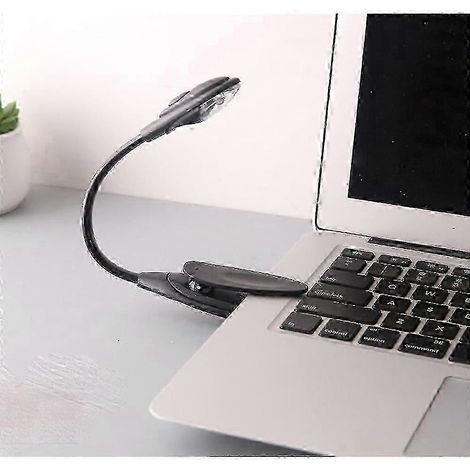 Tragbare Mini-LED-Leselampe für Reisen und Lernen, mit praktischem, verstellbarem Clip, kompaktes Design (1/5)