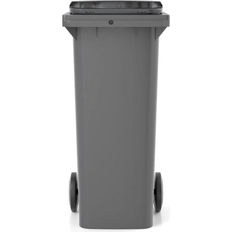 Contenitore per rifiuti da 140 litri con maniglia frontale - Coperchio verde cachi - 480 x 550 x 1065 mm - 210003GAGA/VK (1/5)