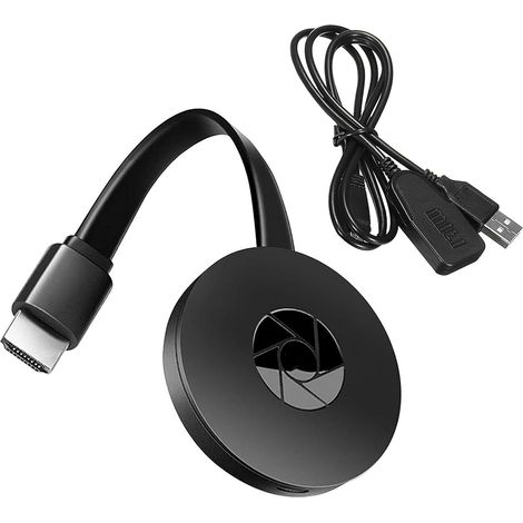 Adaptateur HDMI sans Fil 1080P WiFi – Dongle d’Affichage Compatible Miracast, Airplay, DLNA pour Android, iOS, Windows, Mac – Streaming Local sur TV/Moniteur/Projecteur – Non Compatible Netflix (1/5)