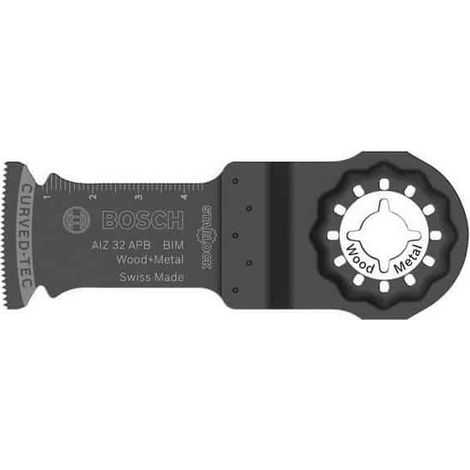 Lame de scie plongeante BIM AIZ 32 APB, bois et métal, 50 x 32 mm, lot de 1