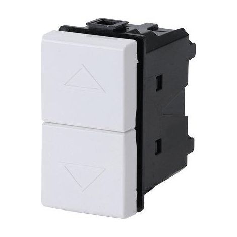 PULSANTE UNIPOLARE DOPPIO ABM - BIANCO VOLT 250 A 16- 8 pezzi