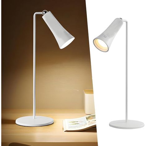 2 lampe de table à capteur à intensité variable, veilleuse sans fil, lampe de table tactile, lampe de chevet, 3 modes de couleur sans fil (1/5)