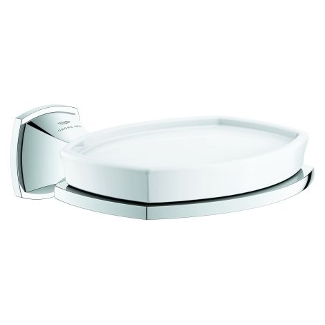 Grohe Halter Grandera mit Keramik-Seifenschale, chrom (1/4)