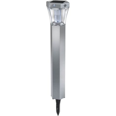 Brennenstuhl 1170790 Lampione Solare LED SOL, FL 13007 Argento (1/5)