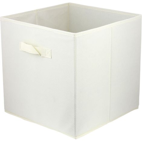 Boîte en carton Boîte textile 31x31x31 blanche - white 31x31x31