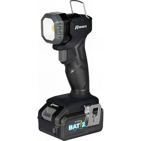 Lampe Torche R-BAT20 20V - Avec Batterie 2Amp et Chargeur - Pratique et Puissante - D-Work