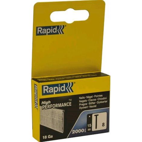 CHIODINI per FISSATRICE RAPID SR 8/2M 15 mm Conf. 2000 pz