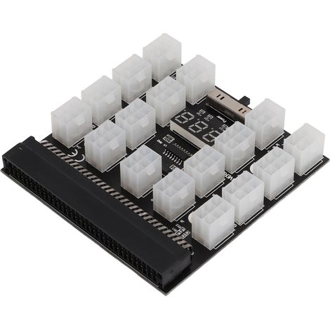 Alimentation de Serveur 17 Ports 6 Pin avec Affichage LED et Carte de Répartition (1/5)