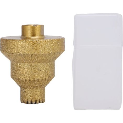 Foret diamanté à chanfreiner étagé M10, alésoir conique multicouche 20-35-50 mm, pour métal, bois, béton, carrelage, marbre et pierre reconstituée (1/5)