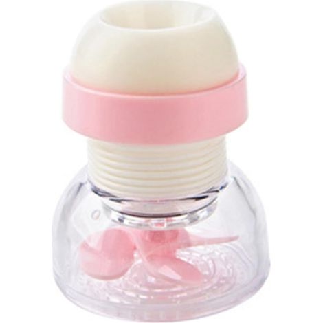 Aérateur de robinet, bec de robinet économiseur d'eau, régulateur de débit anti-éclaboussures pour évier, rose (1/5)