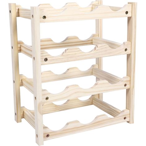 Vin Bois Porte Bouteilles D coratif tag re Vin Casier (1/5)