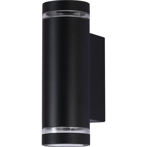 Italux Fondo 4K Applique murale extérieure Fondo, éclairage indirect, noir, blanc neutre 4000K, 2 LED, IP54 (1/3)