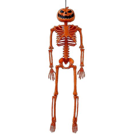 Decoración de esqueleto de calabaza de Halloween para fiestas de Halloween (1/5)
