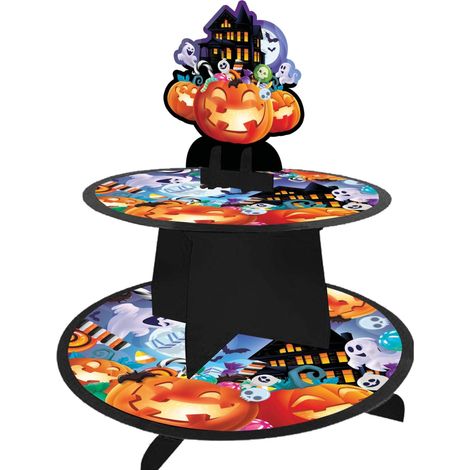Halloween Kürbis-Geister Cupcake-Ständer (1/2)