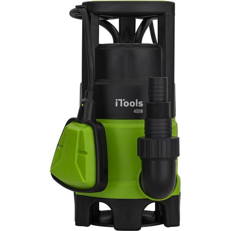 Pompe de relevage Eaux usées 400W Débit 8000L/h - câble 10m ITOOLS