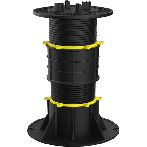 Set di 1 supporto universale regolabile per patio, per travetti e solette DY-A08 (270-355 mm)
