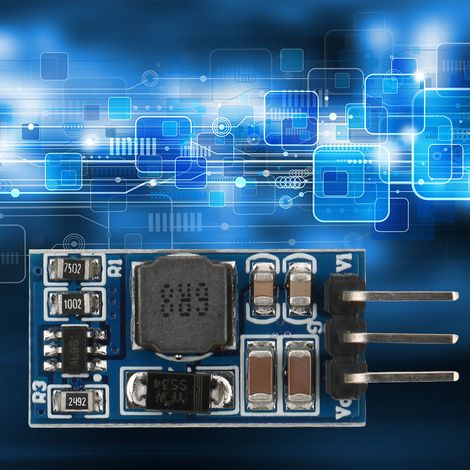 modules élévateurs de tension CC-CC pour moteur LED 7W 2,6-5,5 V vers 5 V 6 V 9 V 12 V ND0412SA (avec broche 5 V) (1/5)