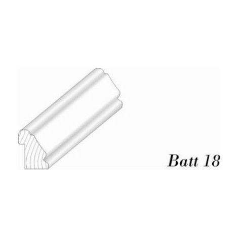 10 Cornici Ferma Vetro Massello Legno Mogano mm 16 x 25 x 1600/2300
