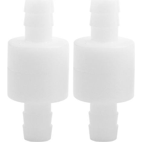 Set mit 2 Einweg-Rückschlagventilen aus Kunststoff (10 mm) für Gas und Flüssigkeiten (1/5)