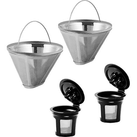 Kaffeefilter für Ninja Dual Brew Kaffeemaschine, wiederverwendbarer K-Cup-Kaffeefilter