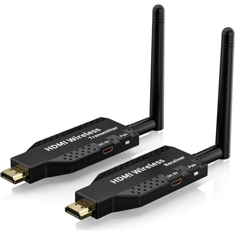 Récepteur d'émetteur vidéo sans fil 50M Extendeur HDMI Tv Bâton miroir d'écran Adaptateur DVD Pc au projecteur Tv (1/5)