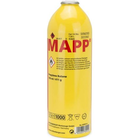 Cartuchos de gas MAPP®, Contenido : 750 ml (por 12) (1/2)
