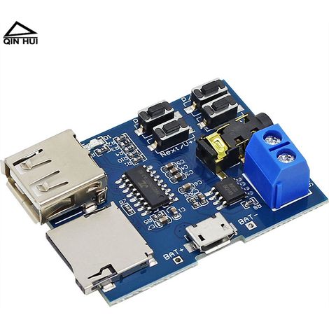 Enceinte HiFi, décodeur audio, amplificateur mono, carte TF, lecteur de clé USB avec module de lecture audio MP3 sans perte