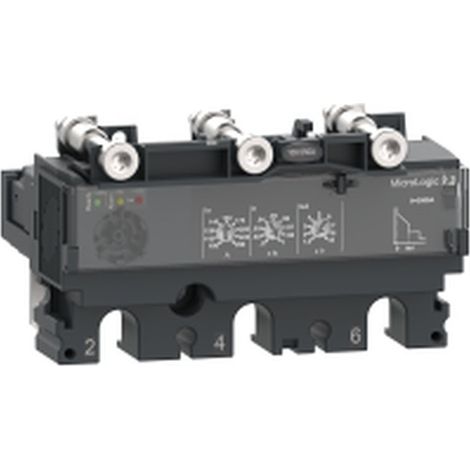Interruptor automático NSX160 de SCHNEIDER, 160A, 3 polos, 2.2 kA de capacidad.