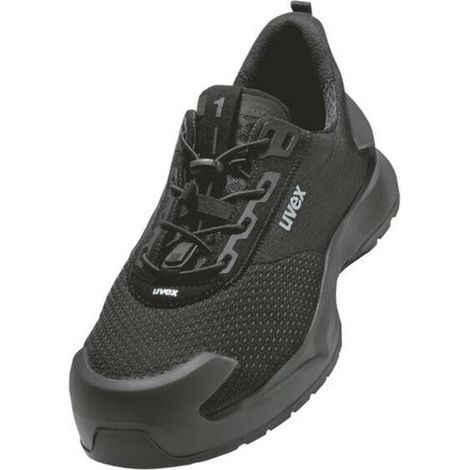 [NEUWERTIG] B-Ware Uvex Halbschuhe Sicherheitsschuhe x-craft S1 PL schwarz Handwerk Größe 44 (1/2)