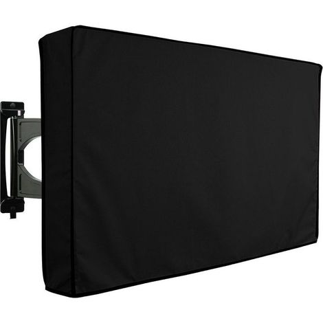 Housse de protection extérieure pour téléviseur LED/LCD/Plasma – Noir, taille 22-24 pouces, résistante aux intempéries et universelle (1/5)