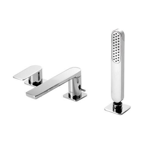 GRIFO MONOMANDO PARA BORDE DE BAÑERA · CON MANETA