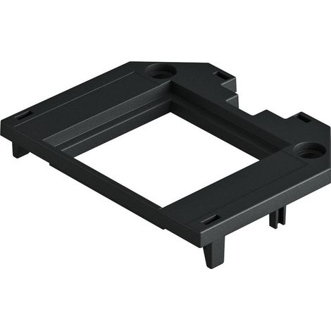 OBO Bettermann Placa de cubierta para UT3 y UT4, 1 módulo45 61x76x4 Poliamida negro grafito RAL 9011, 7408771