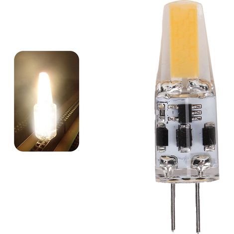 Ampoule G4 3W 300LM Dimmable, Blanc Chaud 2700K-3100K, pour Lustre et Applique Murale, Base Bi-Pin, 12-24V AC/DC (1/5)