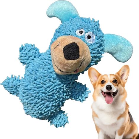 Jouets à mâcher pour chien Jouet de dentition doux en peluche Jouets couineurs à mâcher pour intérieur et extérieur Pour la maison,l'intérieur,l'extérieur,le jardin,la cour,les voyages (1/5)