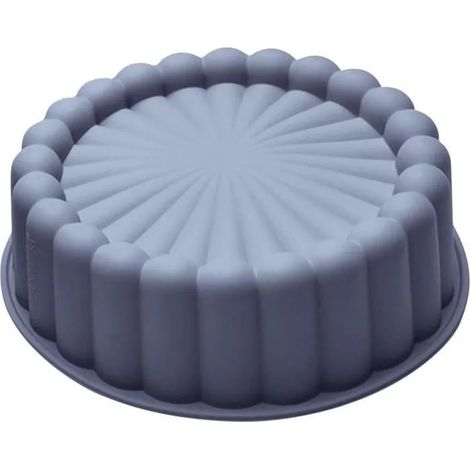 Moule à gâteau Charlotte en Silicone - Moule à gâteau Charlotte antiadhésif en Forme de Fleur de Soleil Moule Polyvalent