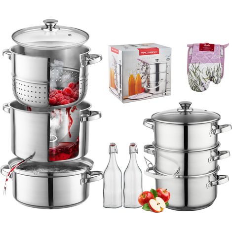 Juicy Set 5l Entsafter plus Flaschen und Zubehör