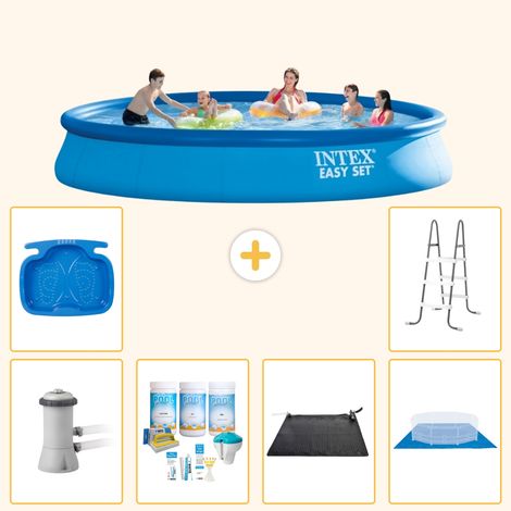 Intex Piscine Easy Set Ronde - 457x84 cm - 7-pièces S20950 (1/5)