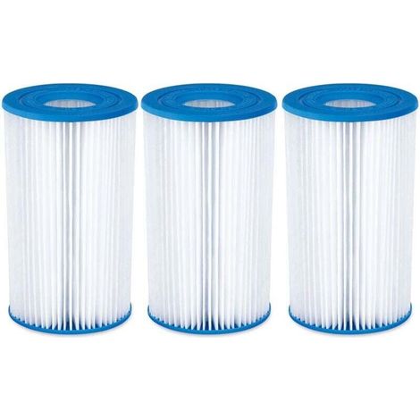 3er-Pack Summer Waves A/C-Filterkartuschen für Schwimmbäder (1/4)