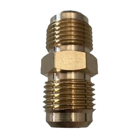 Kupferrohr Doppelnippel (zöllig und metrisch) 1/4 Zoll - 6.35mm