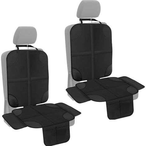 2 Pièces Antidérapant Protection Siege Auto, Protecteur de Siège Voiture, Tapis de Sièges Auto avec 2 Poches de Rangement, Protections de Sièges de Voiture pour Enfants Animaux, Universel (1/5)