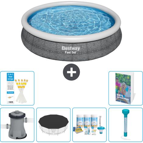 Bestway Piscina Bestway Fast Set Rotonda - 366x76 cm - 7-pezzi  S226