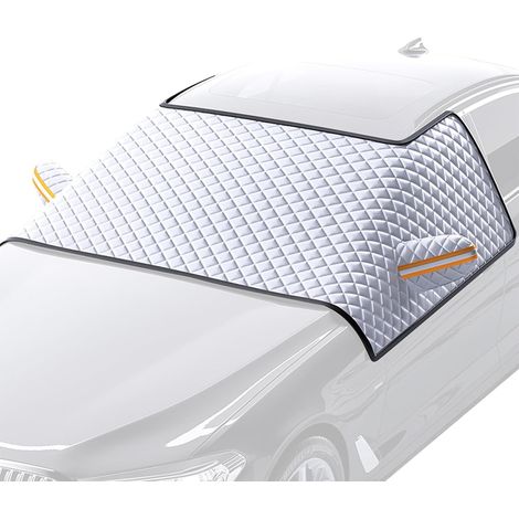 Couverture magnétique pour pare-brise de voiture, couverture de neige épaisse pour l'hiver, couverture de pare-brise de voiture, protection contre le gel, couverture de pare-brise pour la glace et la (1/5)