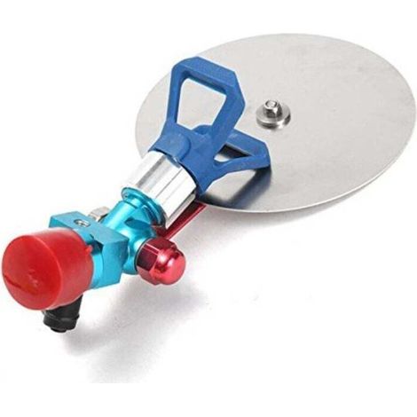 Protector antisalpicaduras para pulverizadores sin aire, compatible con la mayoría de pistolas pulverizadoras de 7/8 de pulgada. - Crezuo