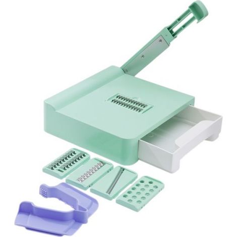 Affettatrice Mandolina Affetta Verdure Manuale Spessore Regolabile 6 in 1 Julien