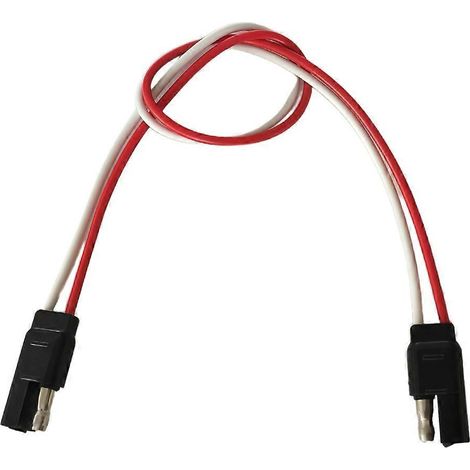 2-poliger 6/12V 12-Zoll-Flachstecker-Kabelbaum für Anhänger, Teilenummer 47965, für Modelle mit US-Stecker (1/5)
