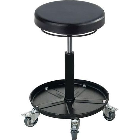 Montagehocker m.Rl.PU-Schaum schwarz Sitz-H.420-545mm MEY (1/3)